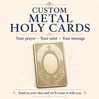 Consecration to the Sacred Heart of Jesus Premium Metal Prayer Card