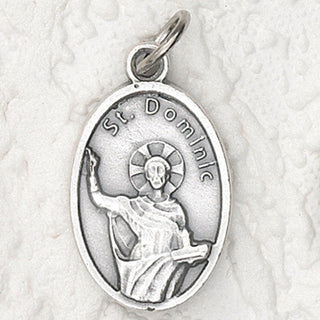 25-Pack - Oxidized Pendant- St Dominic