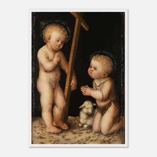 Christ Child and St. John with Lamb Framed Print - view 5