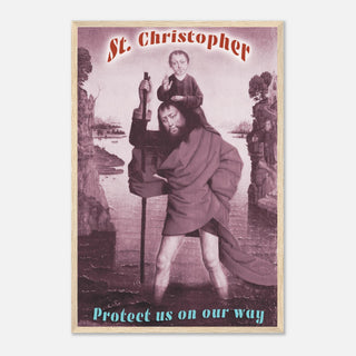 St. Christopher Prayer Framed Print - view 9