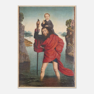 St. Christopher and the Christ Child Framed Print - view 24