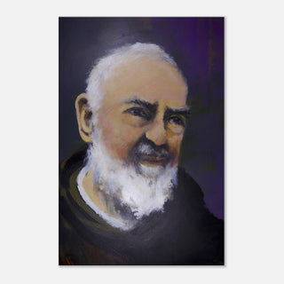 St. Padre Pio Portrait Canvas Print - view 6