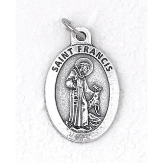 Bulk Saint Francis Premium 1 Inch Double Sided Medals