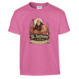 St. Anthony the Abbot 'Patron Saint of Bacon' Kids T-Shirt - view 8