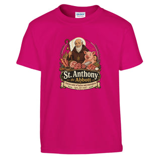 St. Anthony the Abbot 'Patron Saint of Bacon' Kids T-Shirt