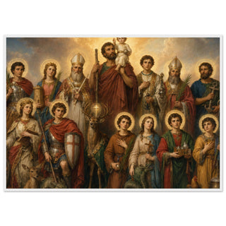 The Fourteen Holy Helpers Framed Print - view 11