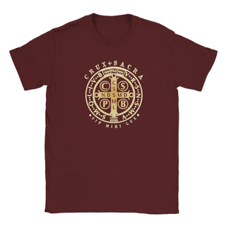 St. Benedict Medal Cross Gold T-Shirt - view 7