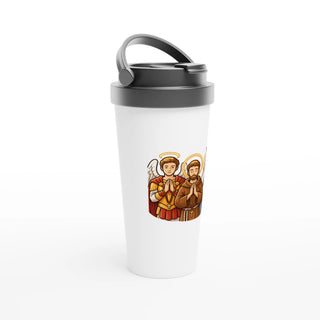 Angel, Monk and Virgin Mary Travel Mug - view 2