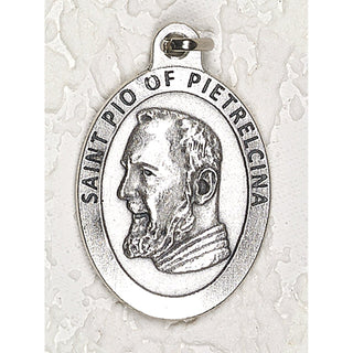 Bulk Saint Pio Double Sided Medals - 1-1/2 Inch