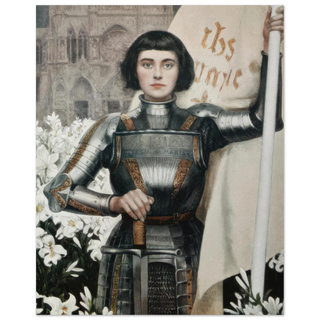 St. Joan of Arc by Albert Lynch Matte Poster - view 4