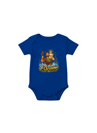 St. Christopher and Baby Jesus Baby Onesie - view 5