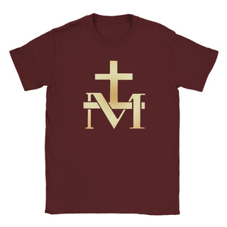 Miraculous Medal Cross and M Gold T-Shirt - view 8