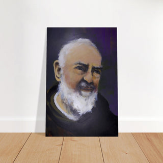 St. Padre Pio Portrait Canvas Print - view 7