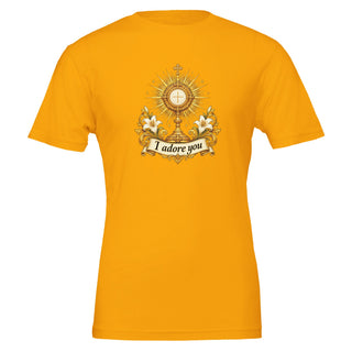 'I Adore You' Gold Monstrance T-Shirt - view 5
