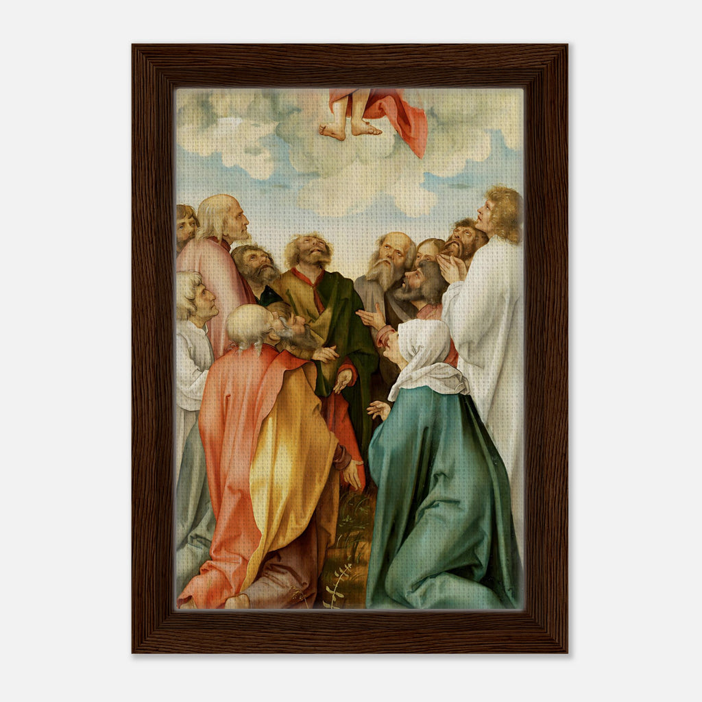 The Ascension of Christ Framed Canvas – CatholicShop.com