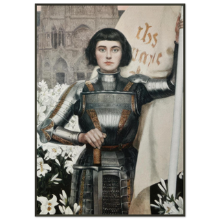 St. Joan of Arc by Albert Lynch Metal Framed Poster - view 8