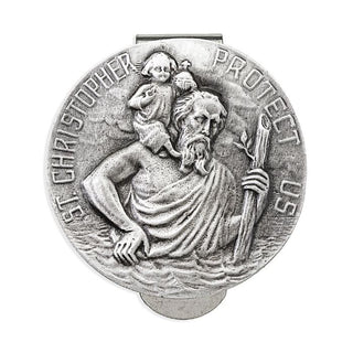 Round St. Christopher Visor Clip 3-Pack