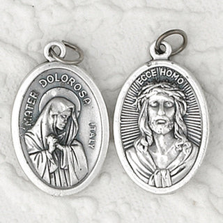 25-Pack - Pendant-MATER DOLOROSA (LADY OF SORROWS)/ ECCE HOMO