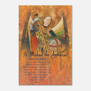 St. Michael the Archangel Prayer Canvas Print - view 6