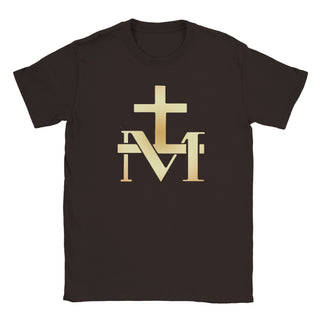 Miraculous Medal Cross and M Gold T-Shirt - view 6