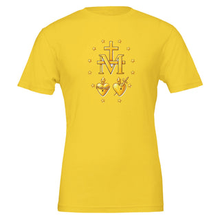 Miraculous Medal Reverse Gold T-Shirt - view 4