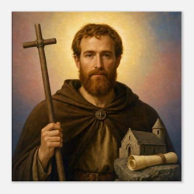 St. Abbán - Devotional Canvas