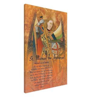 St. Michael the Archangel Prayer Canvas Print