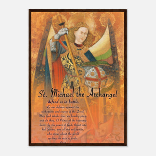 St. Michael the Archangel Prayer Framed Print - view 19