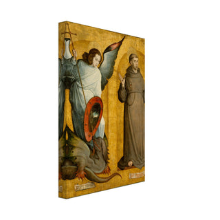St. Michael and St. Francis Canvas Print - view 4