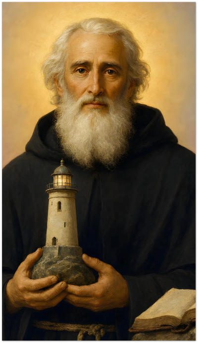 St. Venerius of Tino Holy Cards