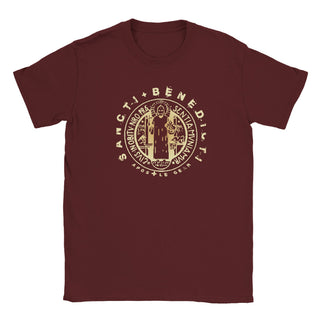 Cream St. Benedict Medal T-Shirt - view 7