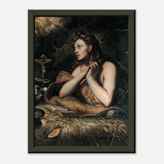 The Penitent Magdalene by Tintoretto Framed Poster - view 12