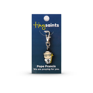 Pope Francis Tiny Saint Charm