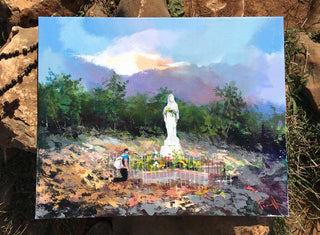 Apparition Hill Print - Mother To Mother painting