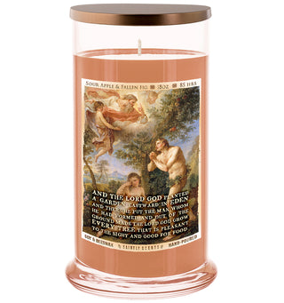 Garden of Eden Scented Prayer Candle - Sour Apples and Fallen Figs