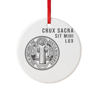 St. Benedict Medal Ceramic Ornament