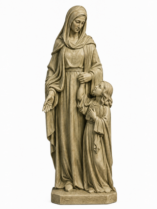 St. Anne and Child Statue - 59-inch