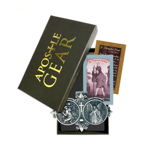 St. Christopher Guardian Angel Visor Clip