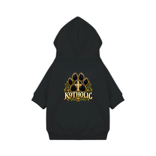 K9tholic Dog Hoodie - Black