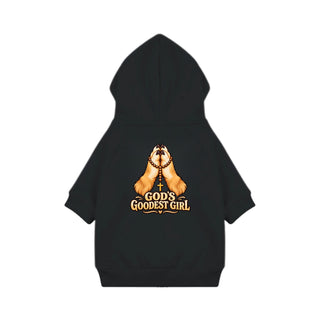 God's Goodest Girl Dog Hoodie - Black