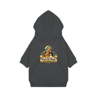 Under Her Mantle Dog Hoodie - Granite Heather