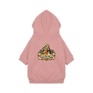 Under Her Mantle Dog Hoodie - Mauvelous