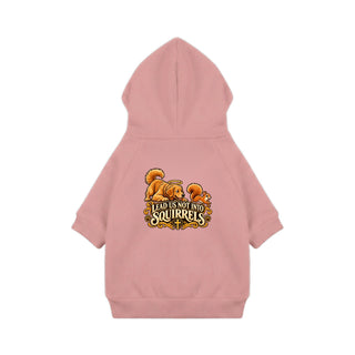 Lead Us Not Into Squirrels Dog Hoodie - Mauvelous