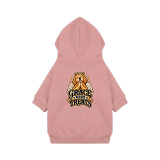 Grace Before Treats Dog Hoodie - Mauvelous