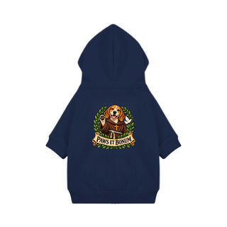 Paws et Bonum Dog Hoodie - Beagle Friar - Navy