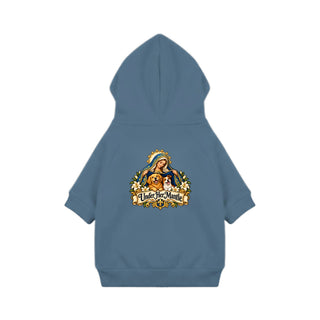 Under Her Mantle Dog Hoodie - Saltwater