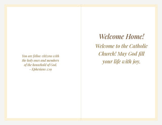 Set of 10 Welcome to the Church Cards - Christ the Consoler by Carl Bloch: inside of the card with printed greeting