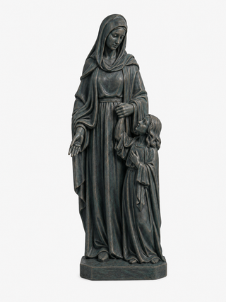 St. Anne and Child Statue - 59-inch
