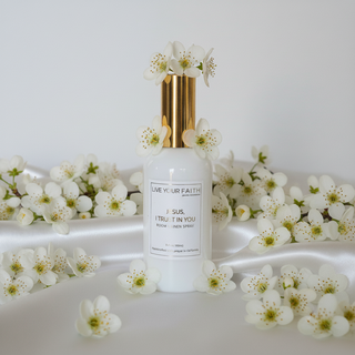 Jesus, I Trust in You Catholic Room &amp; Linen Spray | White Tea Sacred Space Mist