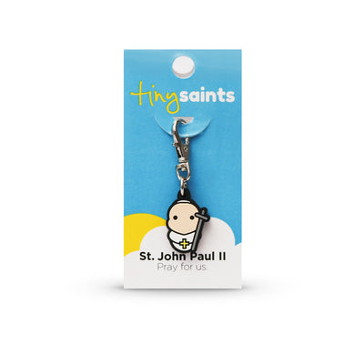 St. John Paul II Tiny Saint Charm